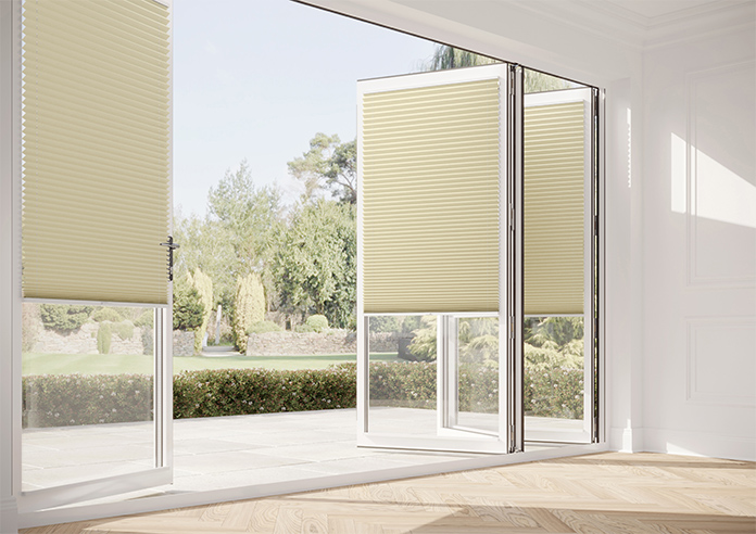 Solaris, Bisque - Stick Fit Pleated Blind - Image 12